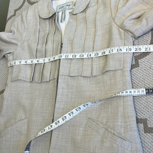 Katie May Los Angeles pleated front long jacket - Picture 5 of 17